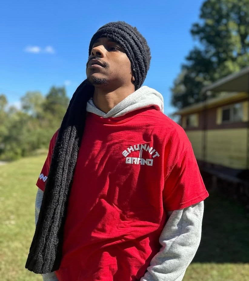 Crew Neck-Red/White